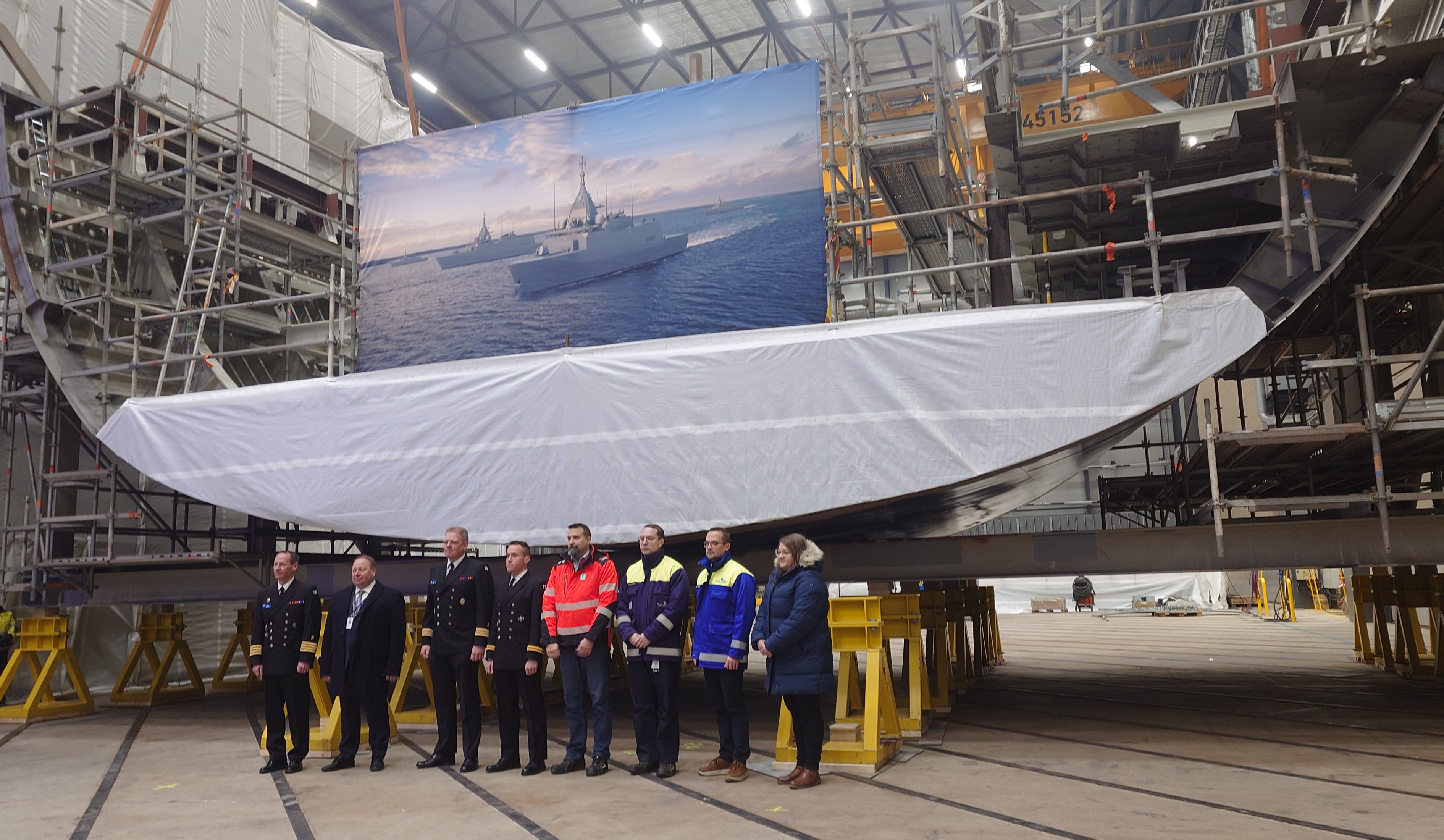 Keel laying of the third vessel.