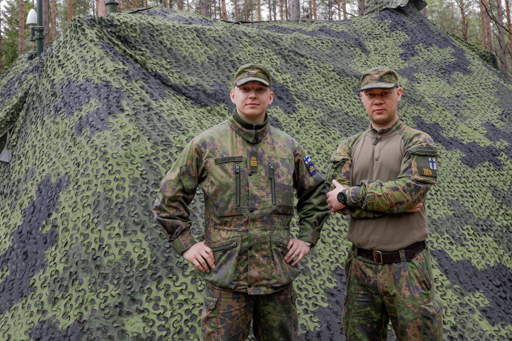 Ilmapuolustusharjoitukset osana kadettien koulutusta