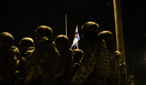 Vaihteleva sää ja pimeys haastoivat sopivasti ilmatorjuntajoukkoja