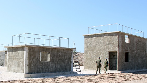 Suomalaisen kriisinhallintajoukon Libanonissa MIMIC-projenktina toteuttama Libanonin asevoimien käyttöön tarkoitettu Shawakerin harjoitusalueella sijaitseva asutuskeskustaistelun kouluttamisen rata.