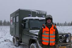 Kenttäsairaanhoitajan toimisto on maastoambulanssi