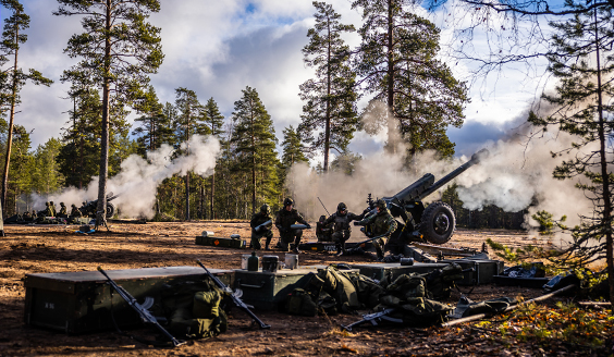 Tykistöammunnat alkavat Pohjankankaalla 20. huhtikuuta