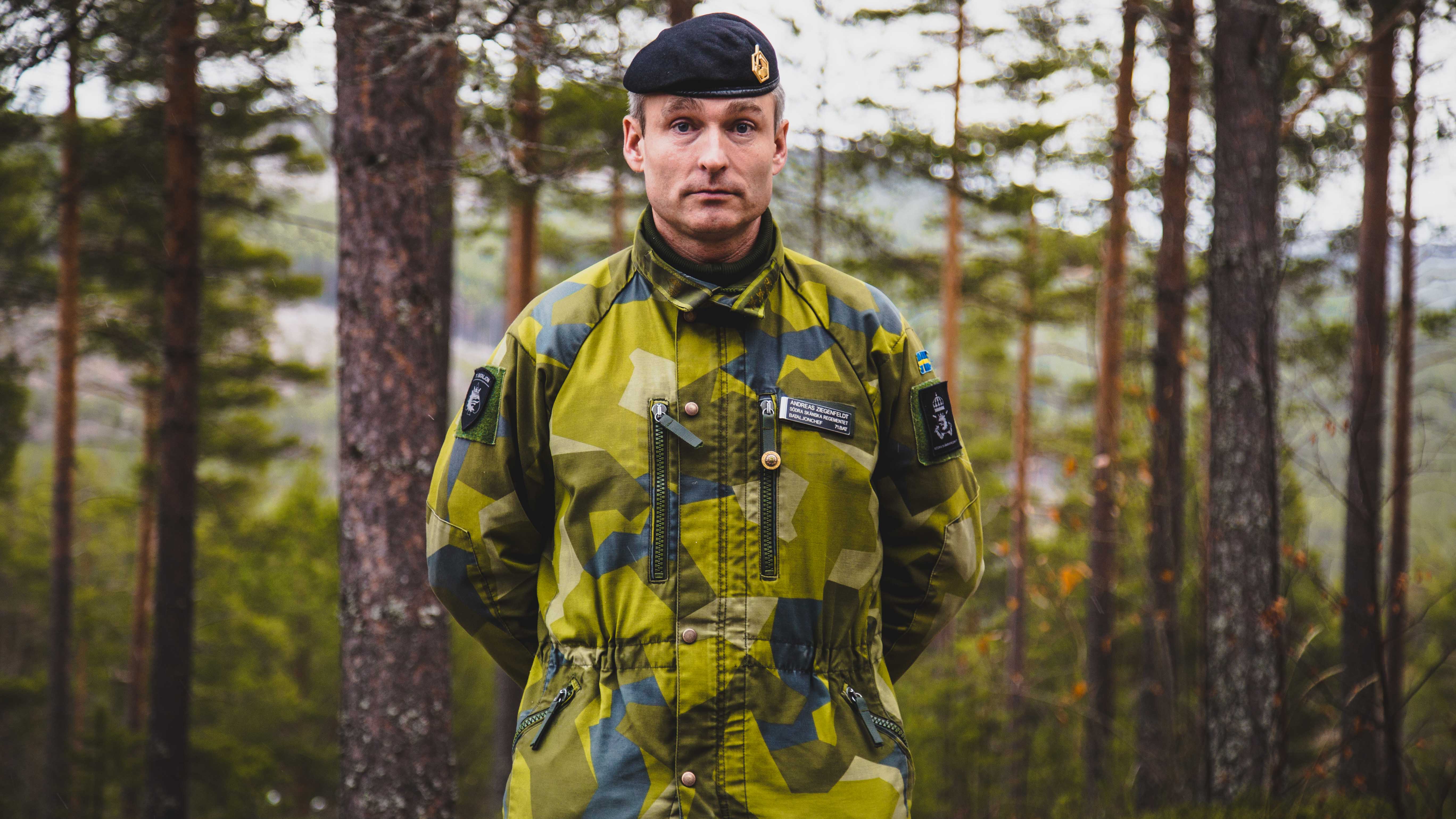 Ruotsalais-suomalaisen pataljoonan komentaja, everstiluutnantti Andreas Ziegenfeldt pitää suomalaisia sotilaita erittäin taitavina.