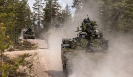 Arméns internationella övningsverksamhet syns i vårtrafiken i Lappland