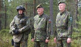 The Commander of the Finnish Army inspected the exercise METSO 16