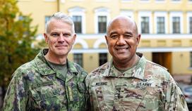 U.S. Army Europe and Africa Commanding General visited Finland