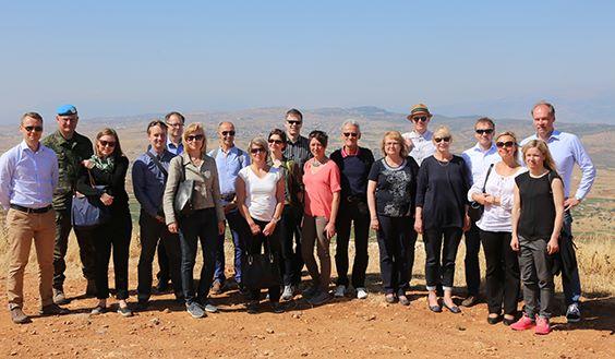 Ryhmäkuva vierailijoista