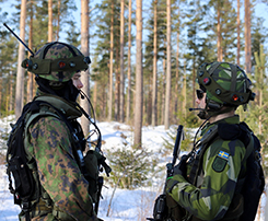 Ruotsin Livgardetin ja Kaartin jääkärirykmentin kahdenvälinen yhteistyö Kehä 118 -harjoituksessa