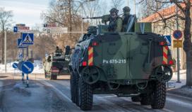 I Arméns lokalförsvarsövningar bereder man sig för störningssituationer i samhället
