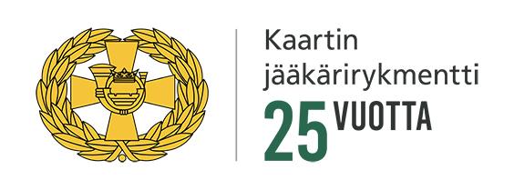 Kaartin jääkärirykmentti 25 vuotta -logo
