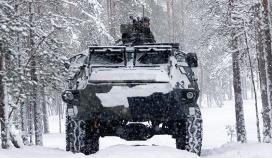 Harjoitusjoukkojen paluumarssi Sapeli 23 -taisteluharjoituksesta