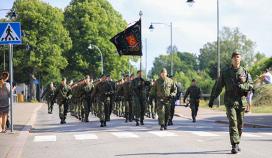 Reserviupseerikurssin 260, Verso, päättäjäisiä vietettiin perjantaina Haminassa