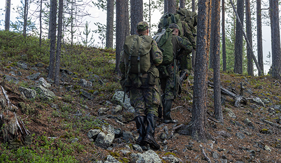 Jägarbrigadens beredskapsenhet arrangerar fjärrpatrullmarsch