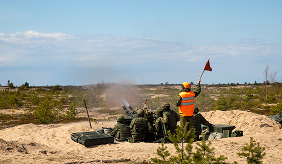Mallet Strike 1/26 -harjoituksen ampumavaiheen painopisteenä droonien torjunta