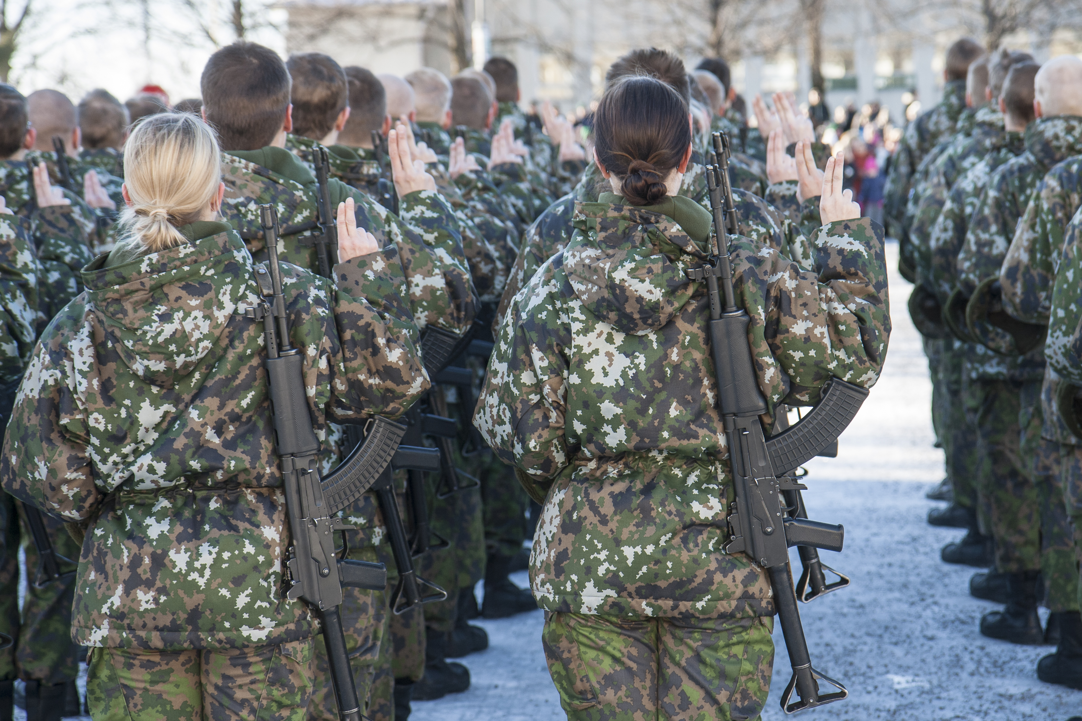 Maasotakoulun saapumiserän 1/20 sotilasvala ja -vakutuustilaisuus Maasotakoulun saapumiserän 1/20 sotilasvala ja -vakutuustilaisuus