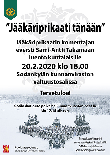 Eversti Sami-Antti Takamaan luento Eversti Sami-Antti Takamaan luento
