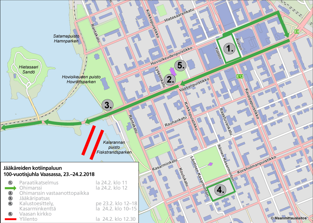 100 vuotta jääkäreiden kotiinpaluusta - Maavoimat