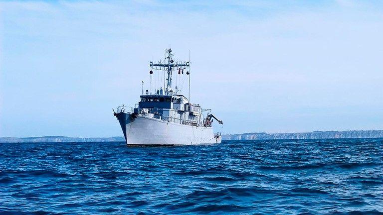 FS Sagittaire at sea